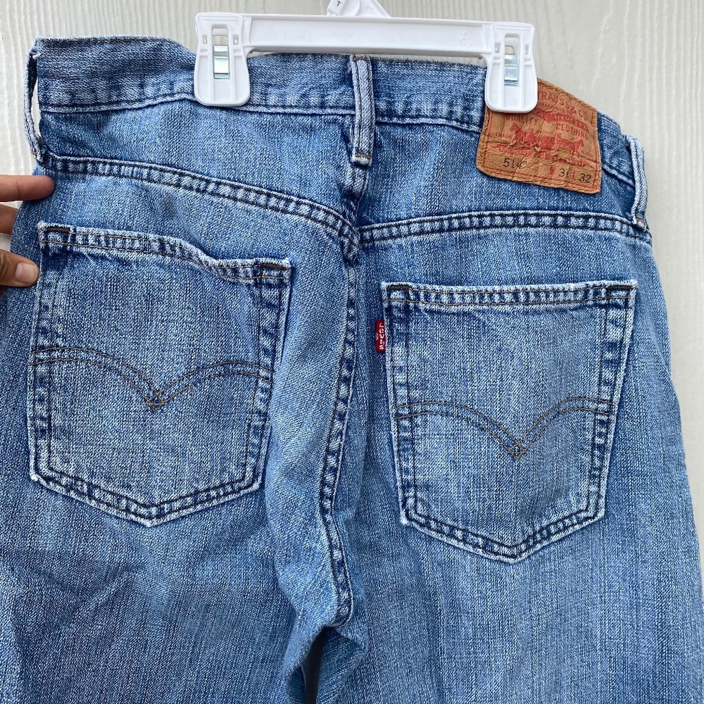 Levi’s 514 Low Rise Women’s Denim Jeans Pants Light Blue Wash